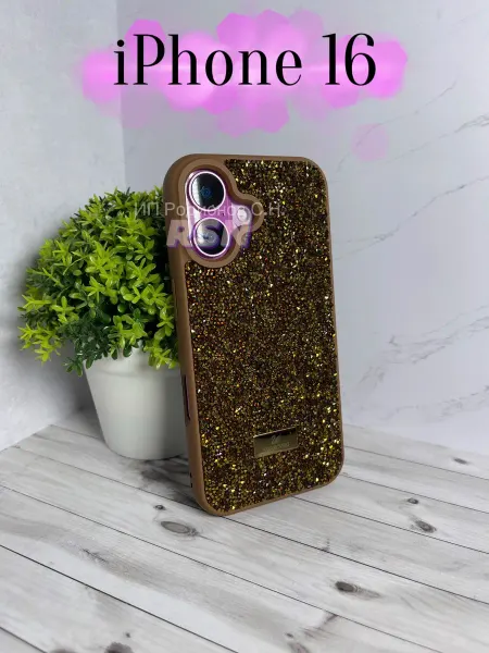 RSN Чехол на iPhone 16 со стразами SWAROVSKI