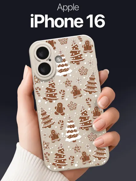 SCDesign Чехол на iPhone 16 новогодний