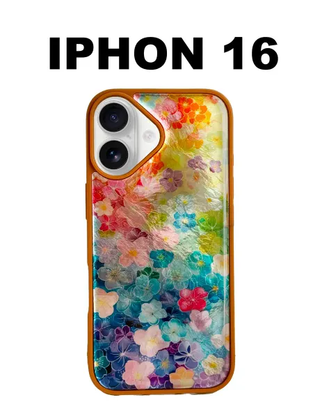 TelCase Чехол на iphone 16 с цветочками