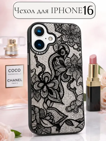VAcase Чехол на iphone 16 кружева