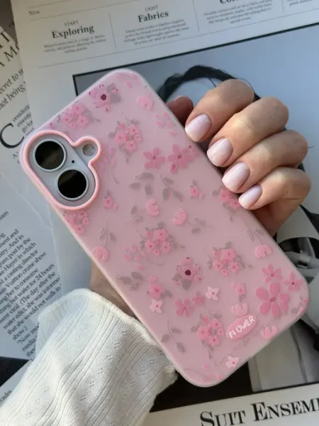 VAcase Чехол на iphone 16 с цветочками