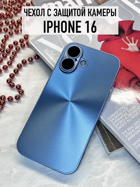 WonderCase Чехол на iPhone 16 с защитой камеры