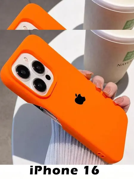 Чехлы на iphone 16 с логотип