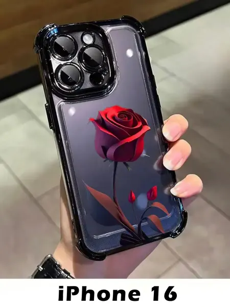 Чехол на iphone 16 с Роза