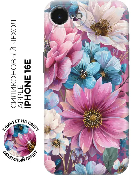 Bestluck Чехол на Apple iPhone 16e с цветами