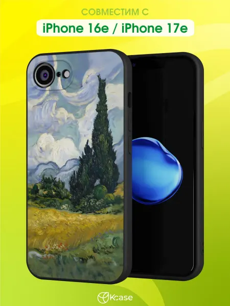 Kcase Чехол на Apple iPhone 16e с принтом Ван Гог