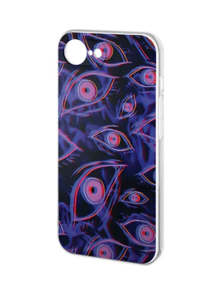 QuestCase Чехол на Apple iPhone 16e с принтом Глаза