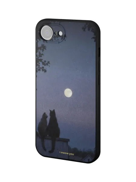 QuestCase Чехол на Apple iPhone 16e с принтом Котики