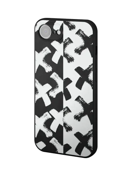 QuestCase Чехол на Apple iPhone 16e с принтом Крестики