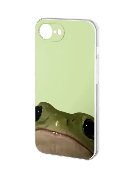 QuestCase Чехол на Apple iPhone 16e с принтом Лягушка