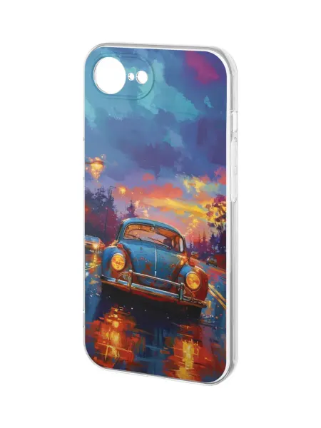 QuestCase Чехол на Apple iPhone 16e с принтом Машина