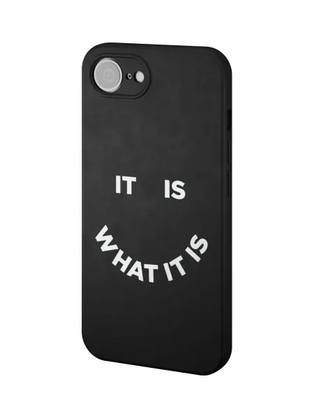 QuestCase Чехол на Apple iPhone 16e с принтом Надпись
