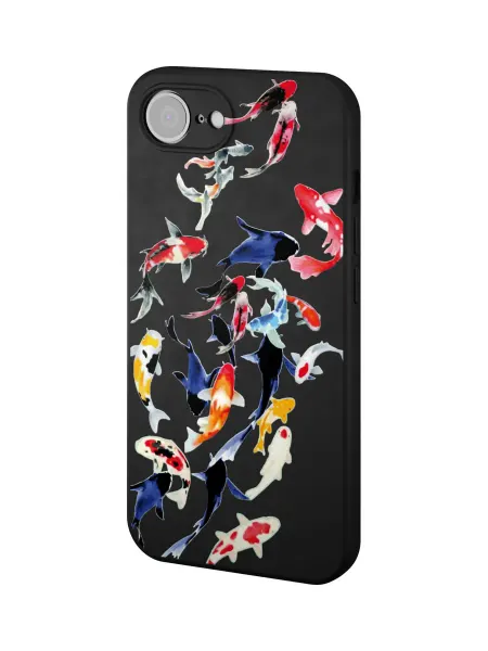 QuestCase Чехол на Apple iPhone 16e с принтом Рыбы