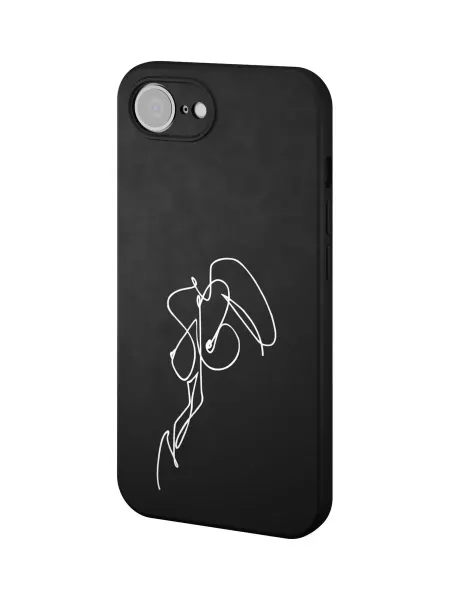 QuestCase Чехол на Apple iPhone 16e с принтом Силуэт
