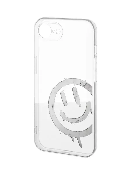 QuestCase Чехол на Apple iPhone 16e с принтом Смайлик