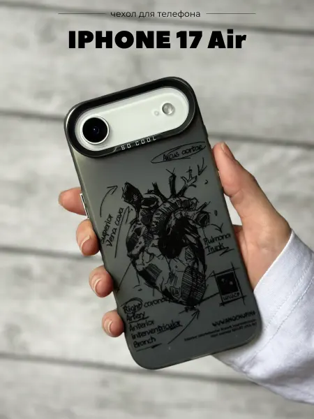 Bais_store Чехол на iPhone 17 Air Сердце