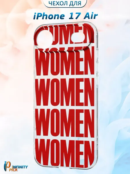 Infinity pick Чехол на iPhone 17 Air с принтом WOMEN