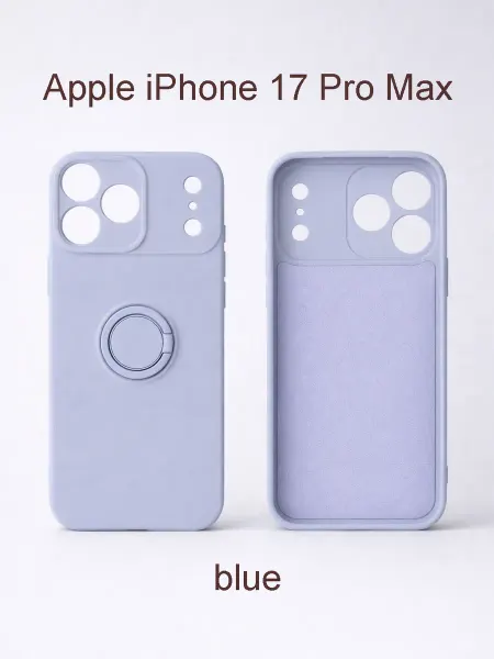 Чехол для Apple iPhone 17 Pro Max, с кольцом, Soft Touch