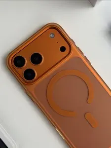 Чехол для iPhone 17 Pro KEEPHONE MOCOCO MAGSAFE CASE / Оранжевый