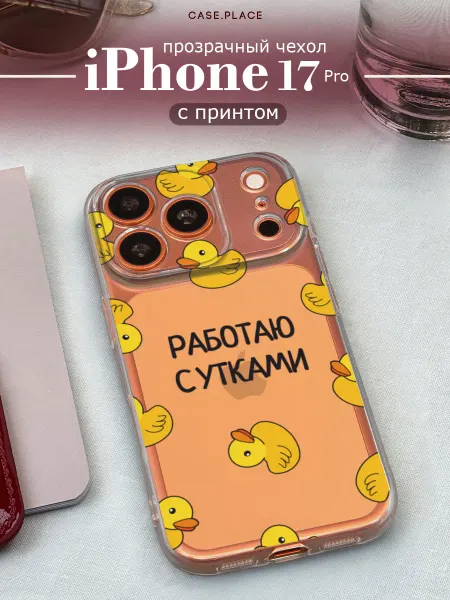 Case Place Чехол на iPhone 17 Pro с утками