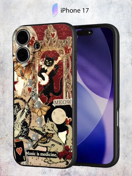 Secret.Case.Store Чехол на iPhone 17 с принтом Коллаж