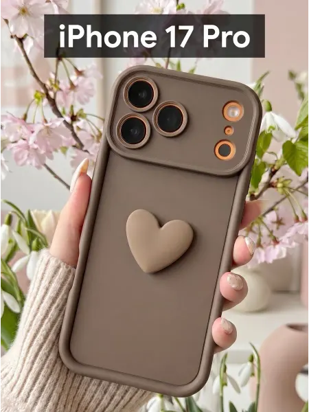 Red Cat Чехол на iPhone 17 Pro Сердечко