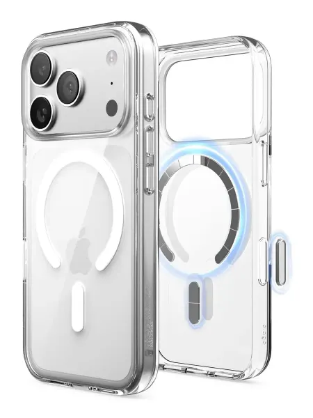 Elago Чехол на iPhone 17 Pro, HYBRID Clear прозрачный MagSafe
