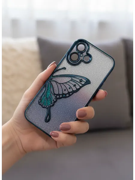 Good Luck Clover Чехол на iphone 17 Бабочка
