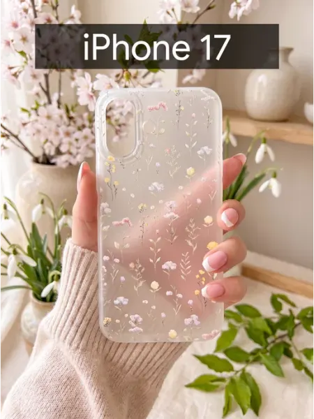 Good Luck Clover Чехол на iphone 17 Цветок