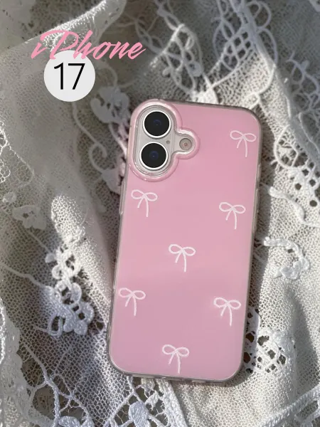 Чехол на iPhone 17 с принтом в стиле coquette core