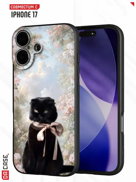 DACase Чехол на iPhone 17 с принтом котенок