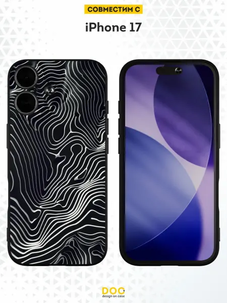 DesignOnCase Чехол на iPhone 17 с принтом Линии