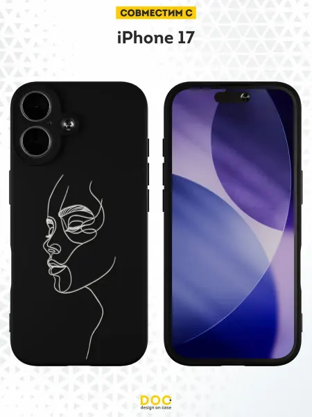 DesignOnCase Чехол на iPhone 17 с принтом Лицо