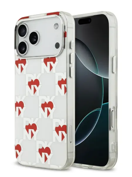 DKNY Чехол на iPhone 17 Pro, IML Double layer MagSafe