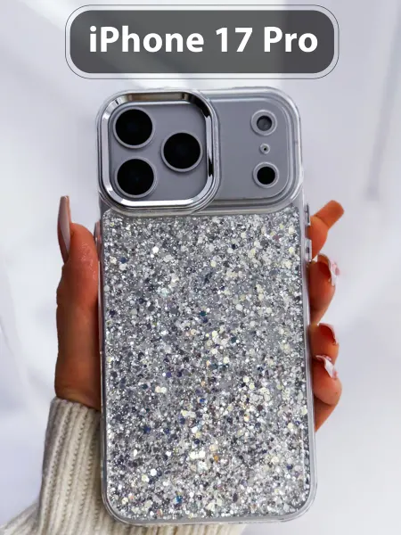 Drivero Чехол на iPhone 17 Pro блестящий
