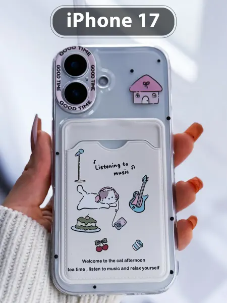 Drivero Чехол на iPhone 17 с кармашком