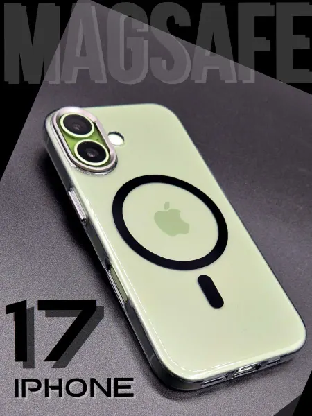 Lizard Чехол на iPhone 17 MagSafe тонкий пластиковый