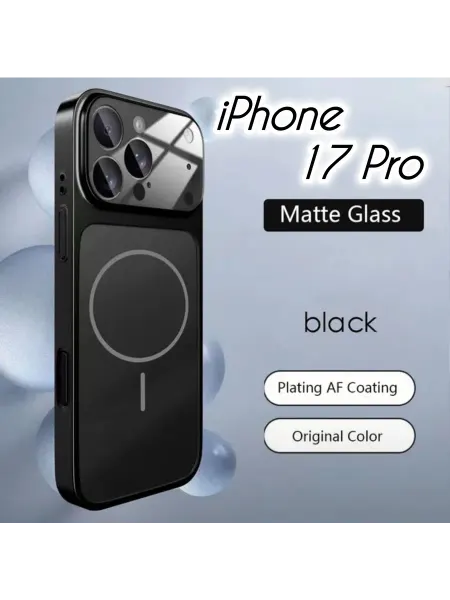 AG Чехол Матовый IPhone 17 Pro MagSafe Черный