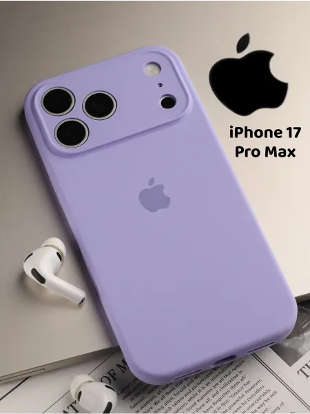 Persica Чехол на iPhone 17 Pro Max силиконовый квадратный