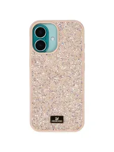 Чехол для iPhone 17 Swarovski, Чехол для Айфона 17, Персиковый