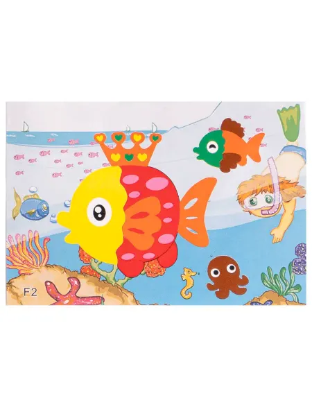 Игрушки Греми Аппликация для детей Зайка и Черепаха 18,5*26см