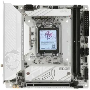 Материнская плата MSI MPG B860I EDGE TI WIFI - LGA 1851, Intel B860, 2xDDR5-6400 МГц, 1xPCI-Ex16, 2xM.2, Mini-ITX