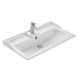 AQUATON Раковина Фабиа 80 белая 1A708031FB010 *