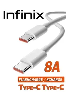 Кабель Infinix Type-C Type-C 8A FlashCharge / Xcharge, 1м