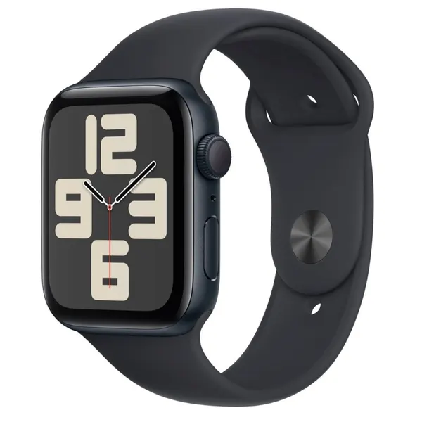 Умные часы Apple Watch Series SE 2024 Gen 2 44mm Aluminium Case Sport Band Midnight M/L CEL 4G MXG23