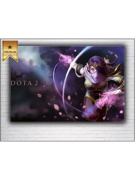 Classic Art Картина на холсте DOTA 2 Lanaya 20х30