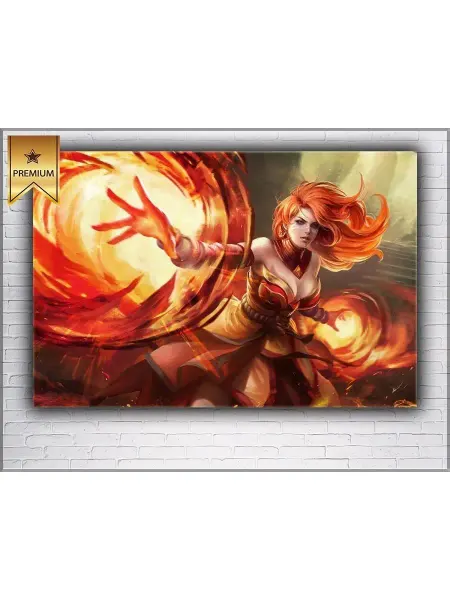 Classic Art Картина на холсте DOTA 2 Lina 20х30