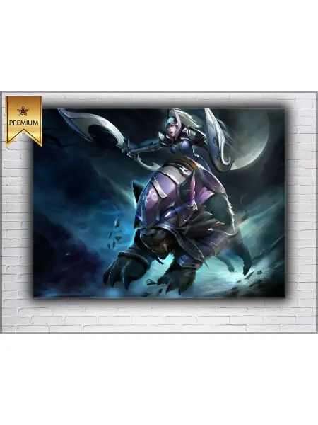 Classic Art Картина на холсте DOTA 2 Luna 20х30