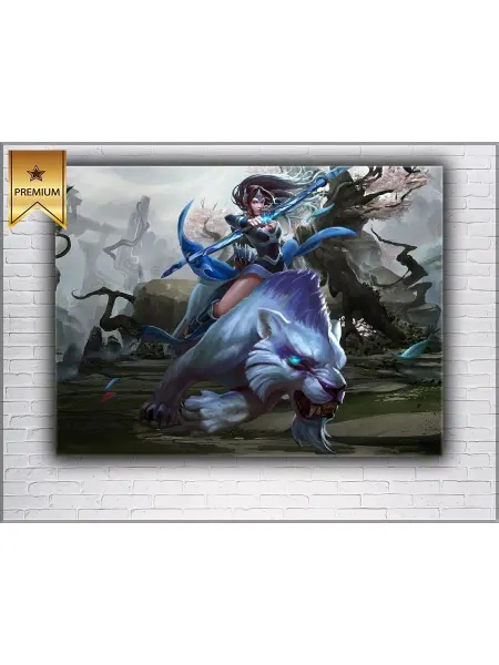 Classic Art Картина на холсте DOTA 2 Mirana 20х30