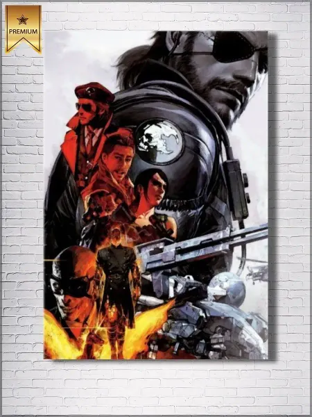 Classic Art Картина на холсте Metal gear solid 2 20х30